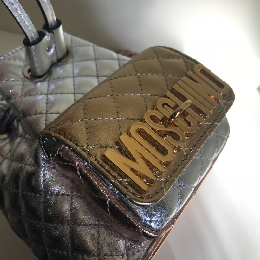New Moschino mini quilted backpack - Picture 2 of 14